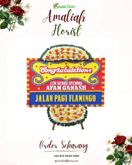 Sewa Papan Bunga Laham